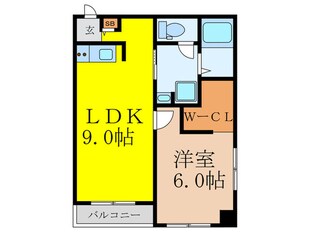 ベストレジデンス東三国の物件間取画像